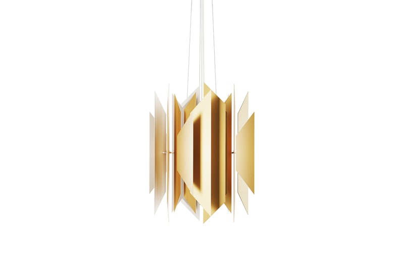 Suspension 'Divan' Laiton</br>Marque: 'Lyfa' / 4 Tailles – Image 3