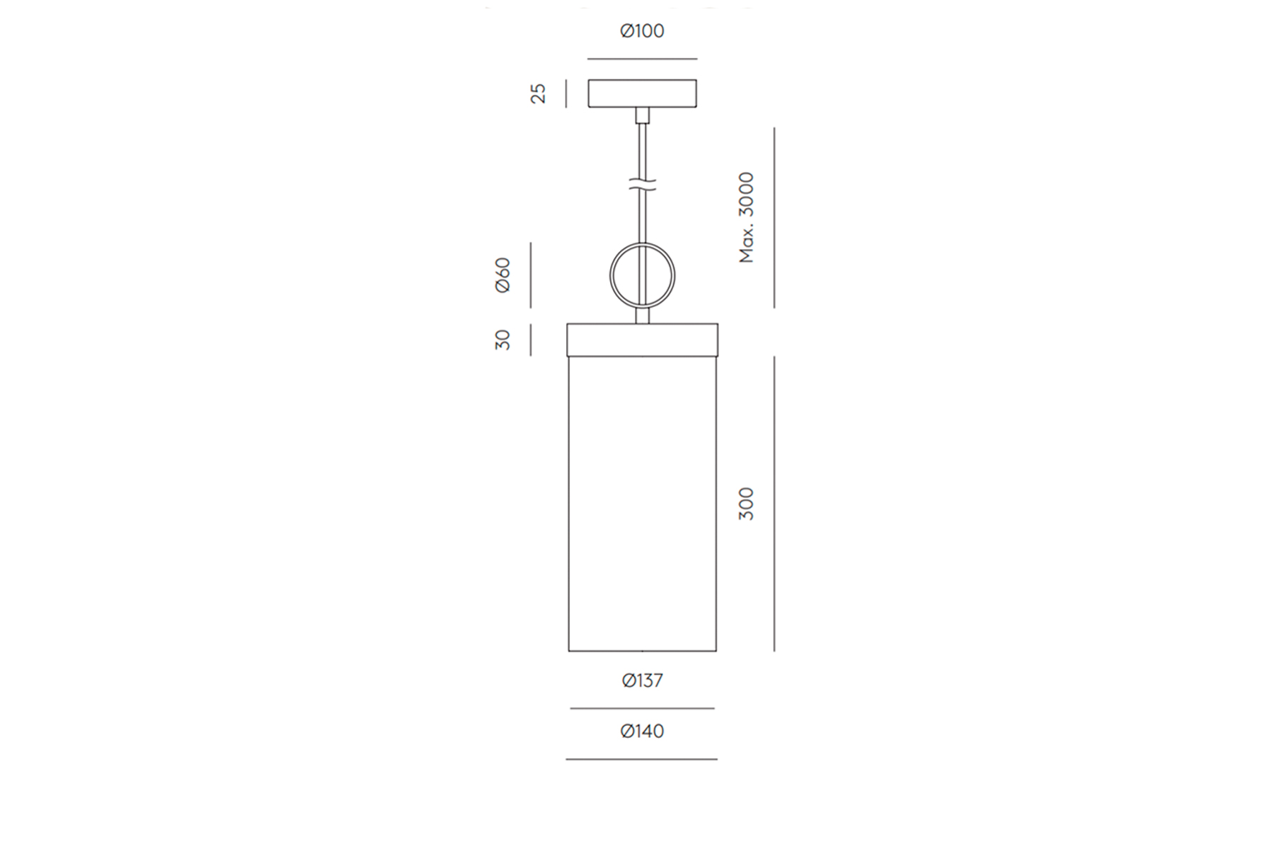 Suspension 'Nooi'</br> Marque: 'Aromas' – Image 3