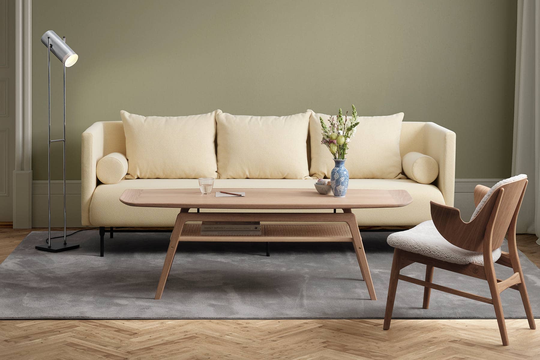Table Basse 'Surfboard' </br>Warm Nordic. Plusieurs finitions