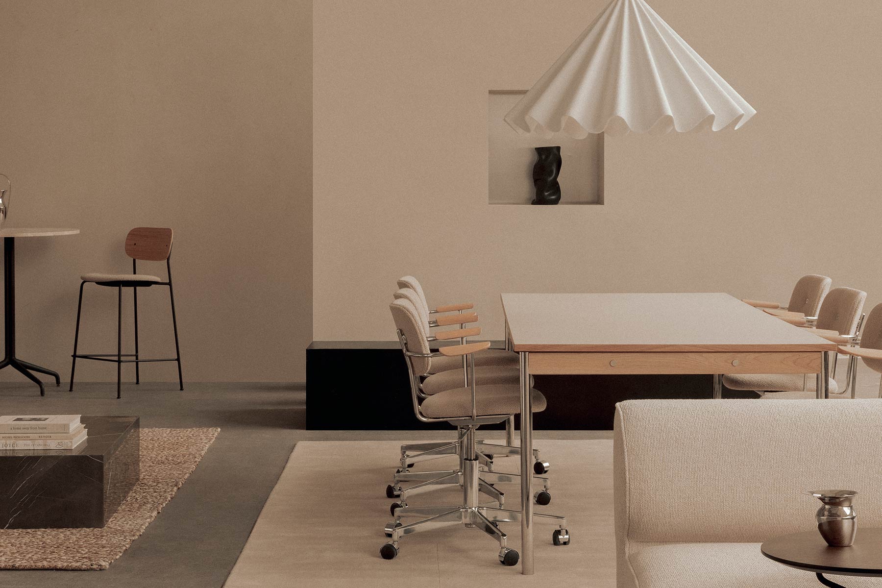 Table/Bureau 'Co Table'</br> Audo Copenhagen. 2 Tailles & 2 Finitions au choix – Image 6