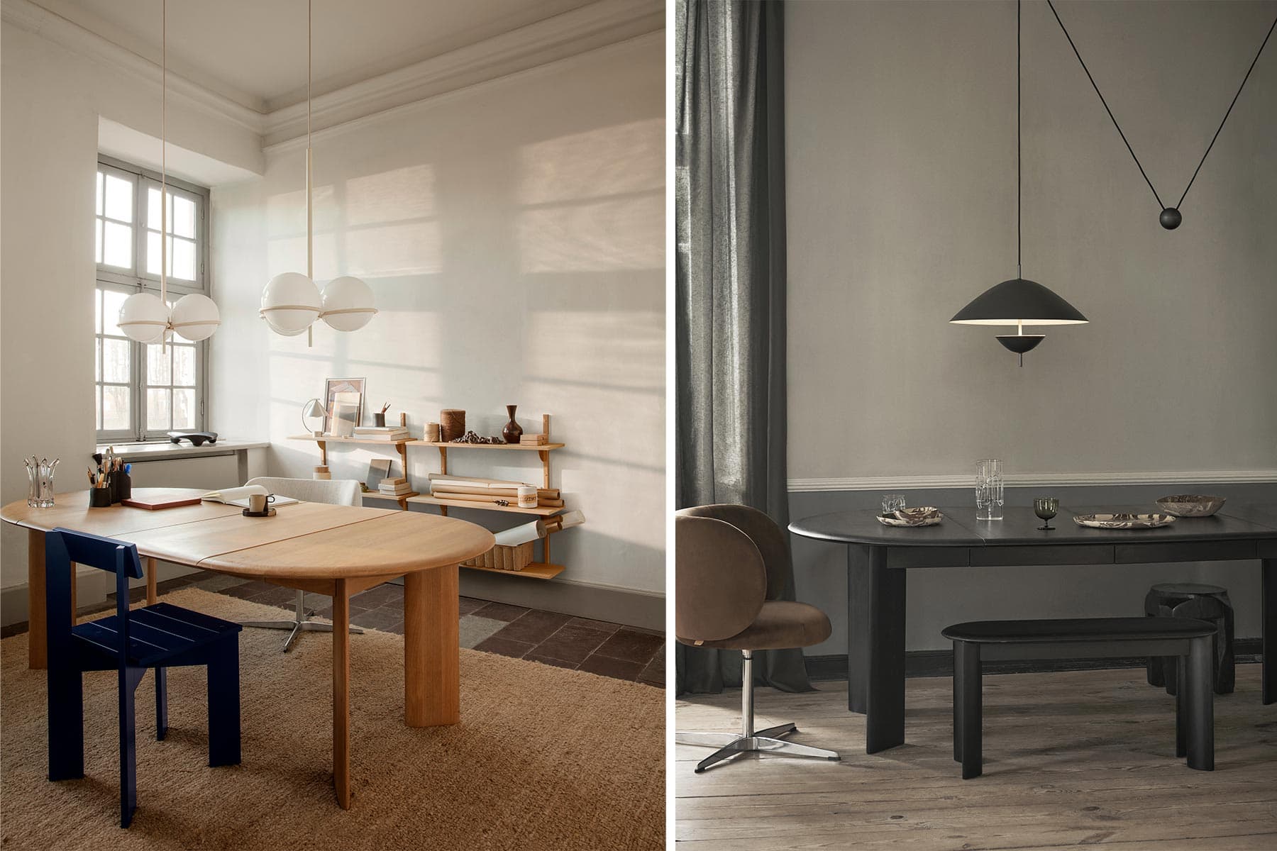 Table de Repas 'Bevel' </br>'Ferm Living'. 2 Tailles et 3 finitions – Image 7
