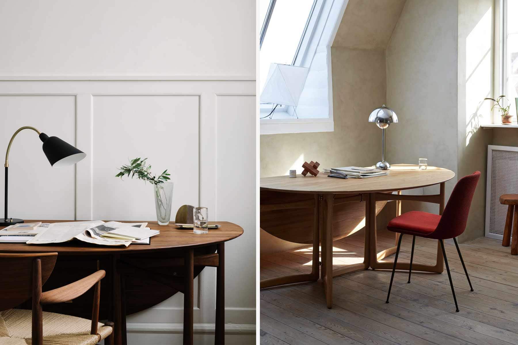 Table de Repas 'Drop Leaf' </br>Designers: 'Hvidt & Mølgaard' – Image 9