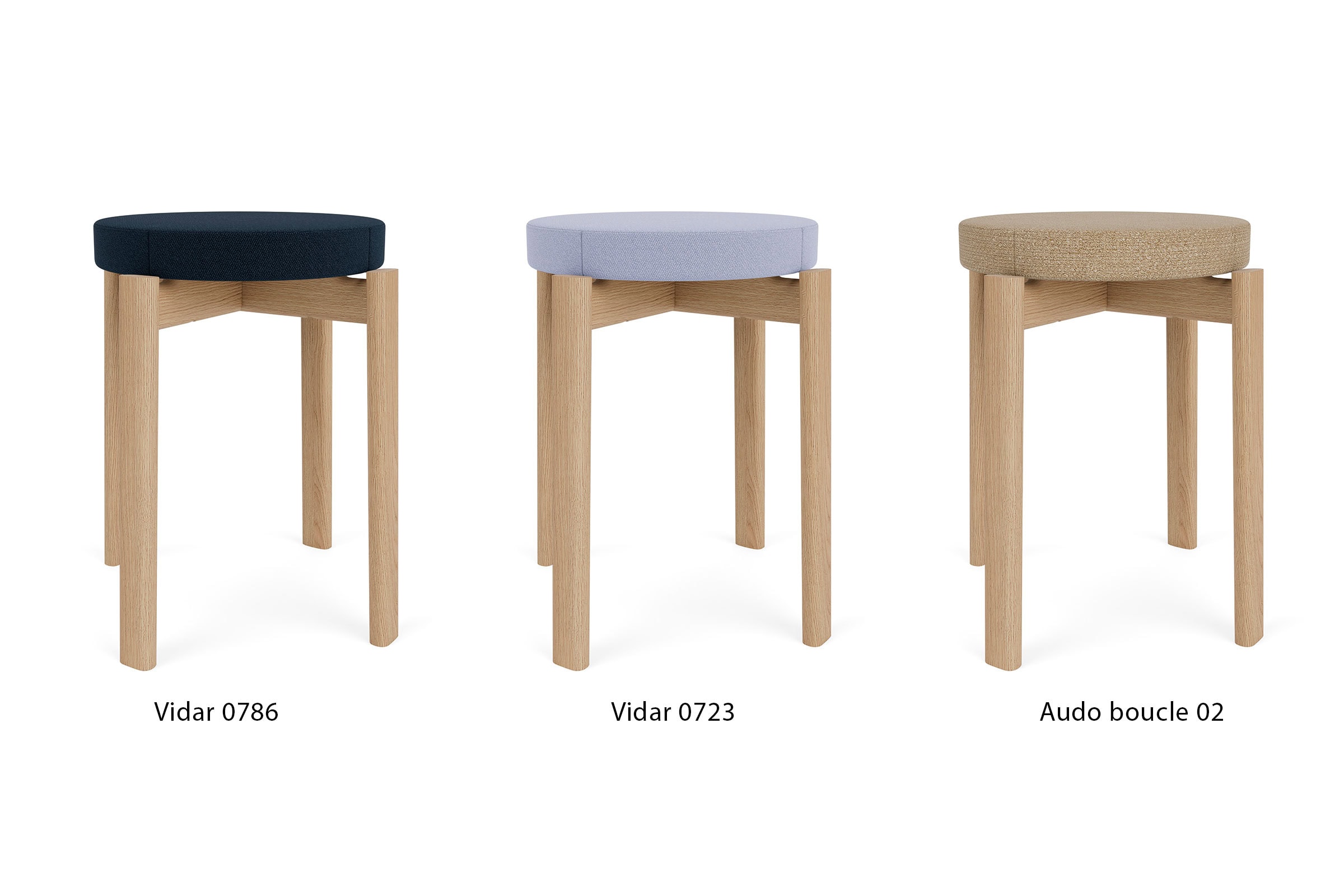 Tabouret 'Passage' Small </br> 'Audo Copenhagen'. 2 finitions – Image 2