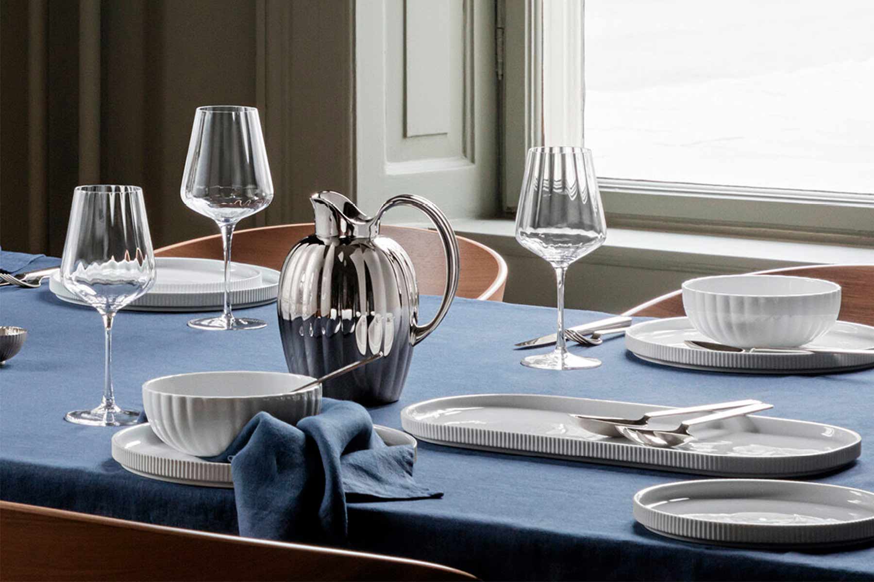 Verres de Vins Rouges & Blancs </br>Marque: 'Georg Jensen' – Image 3