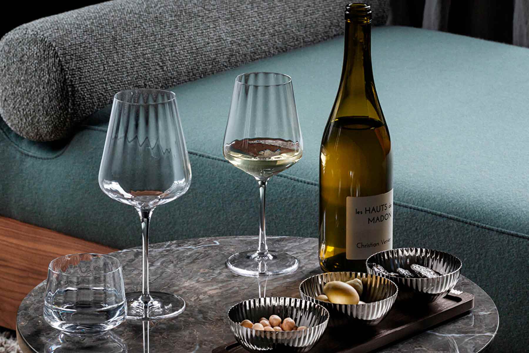 Verres de Vins Rouges & Blancs </br>Marque: 'Georg Jensen' – Image 4