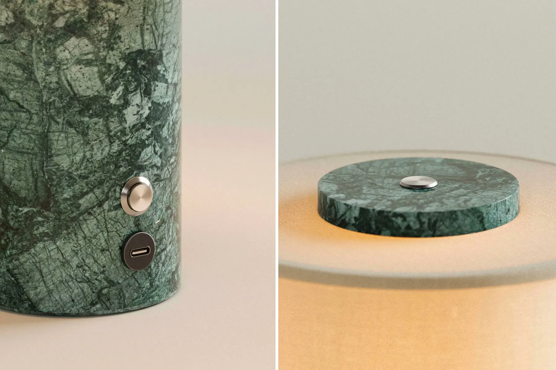 Lampe Portable ‘Aurie’ en Marbre