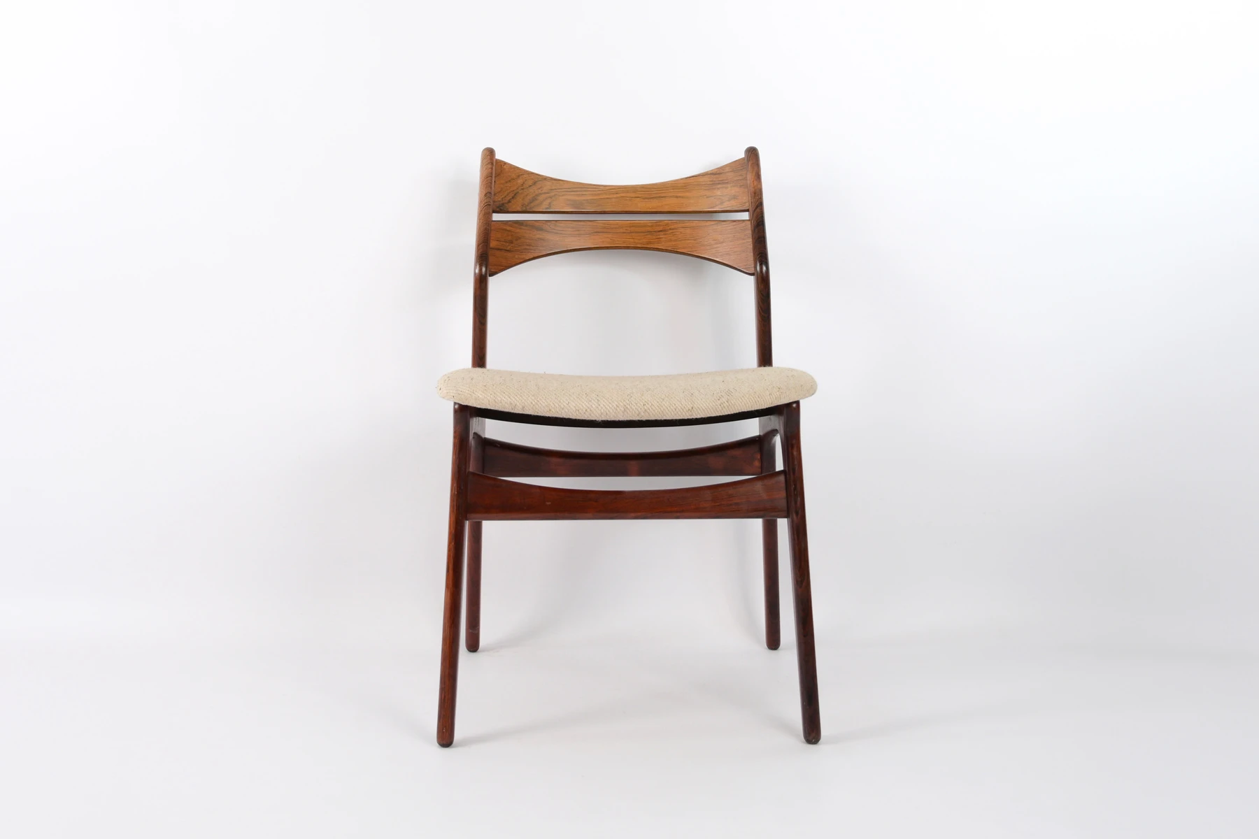 4 Chaises de Table en Palissandre Rio ‘Erik Buch’