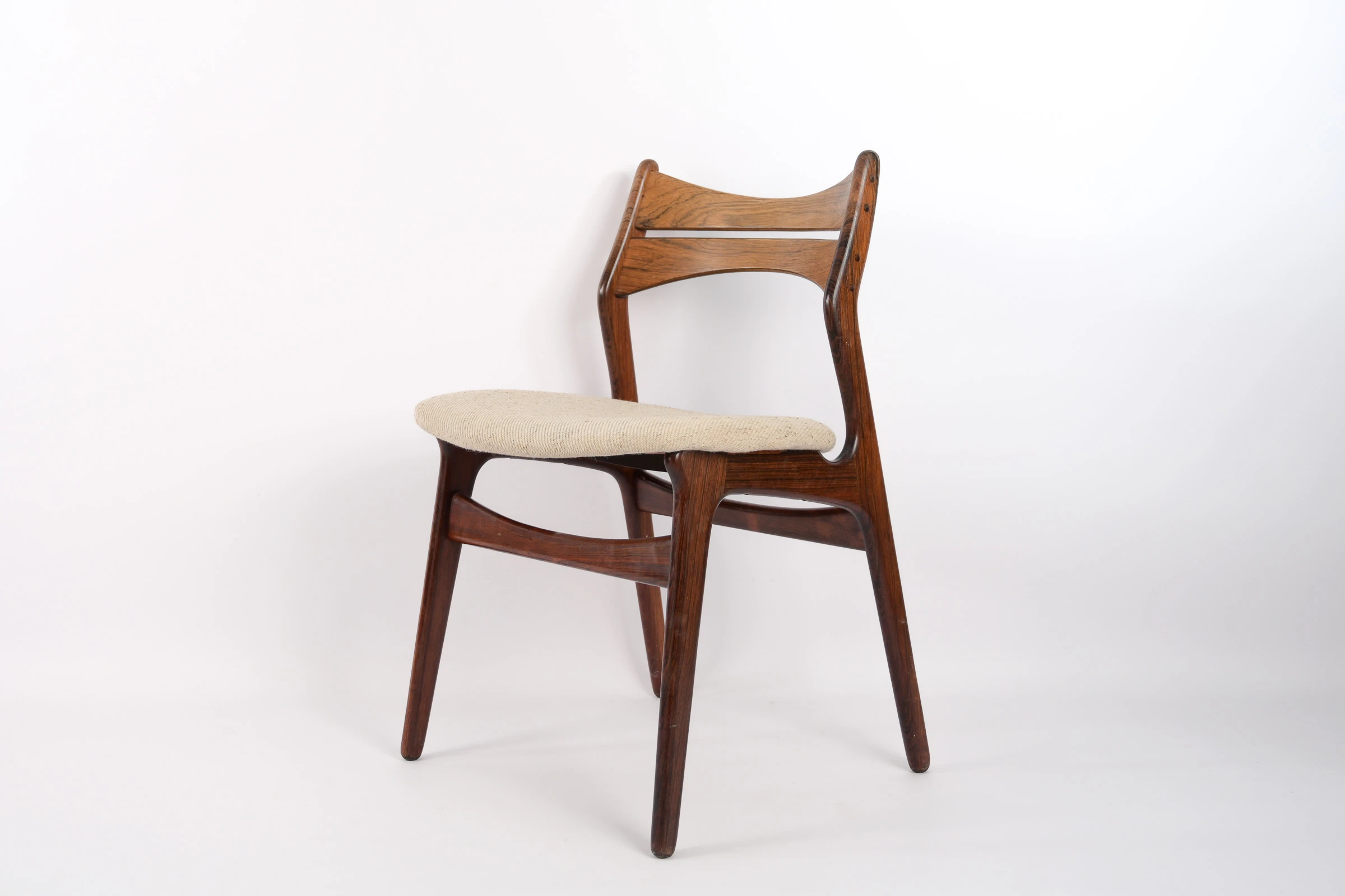 4 Chaises de Table en Palissandre Rio ‘Erik Buch’