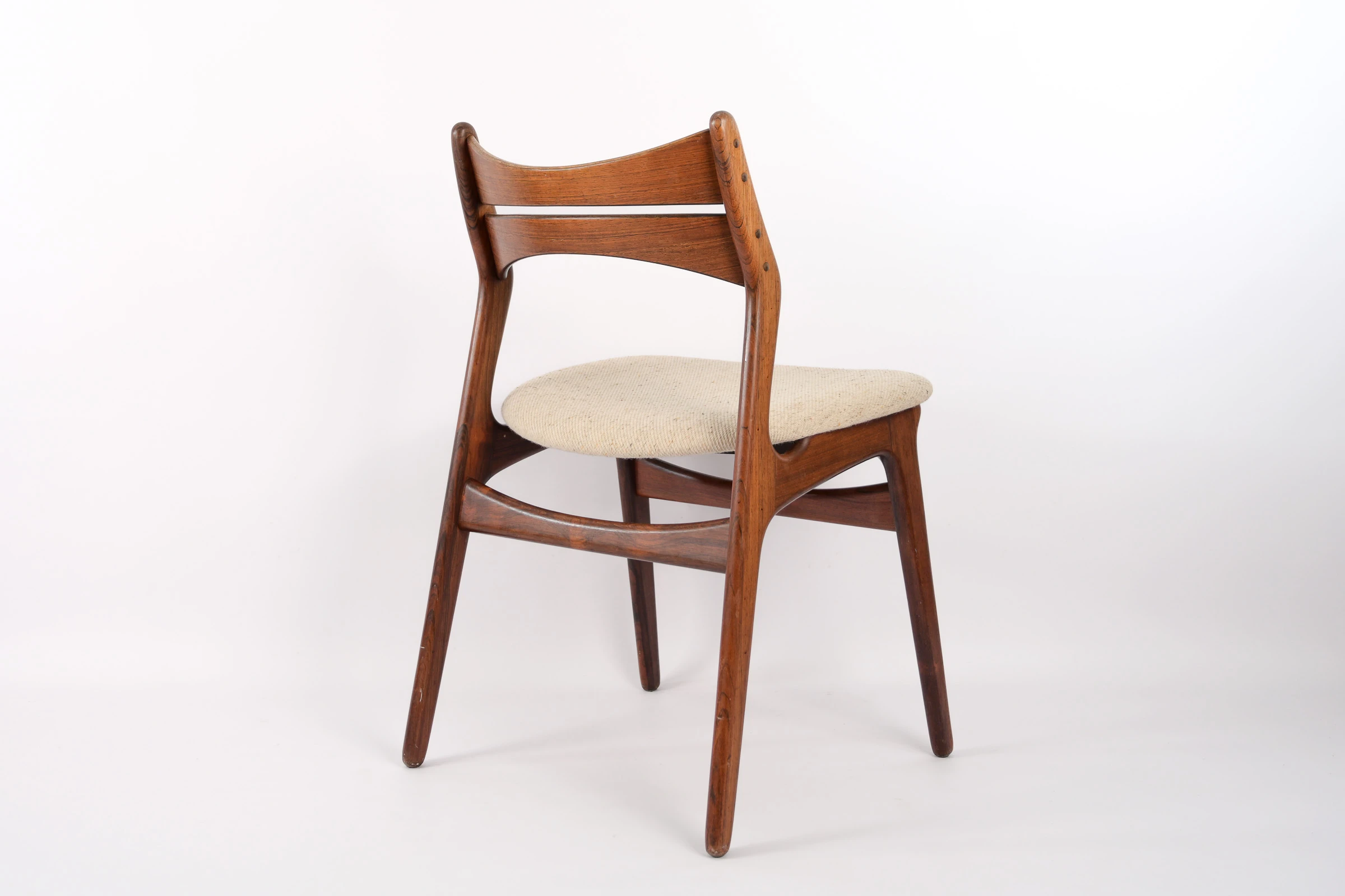 4 Chaises de Table en Palissandre Rio ‘Erik Buch’