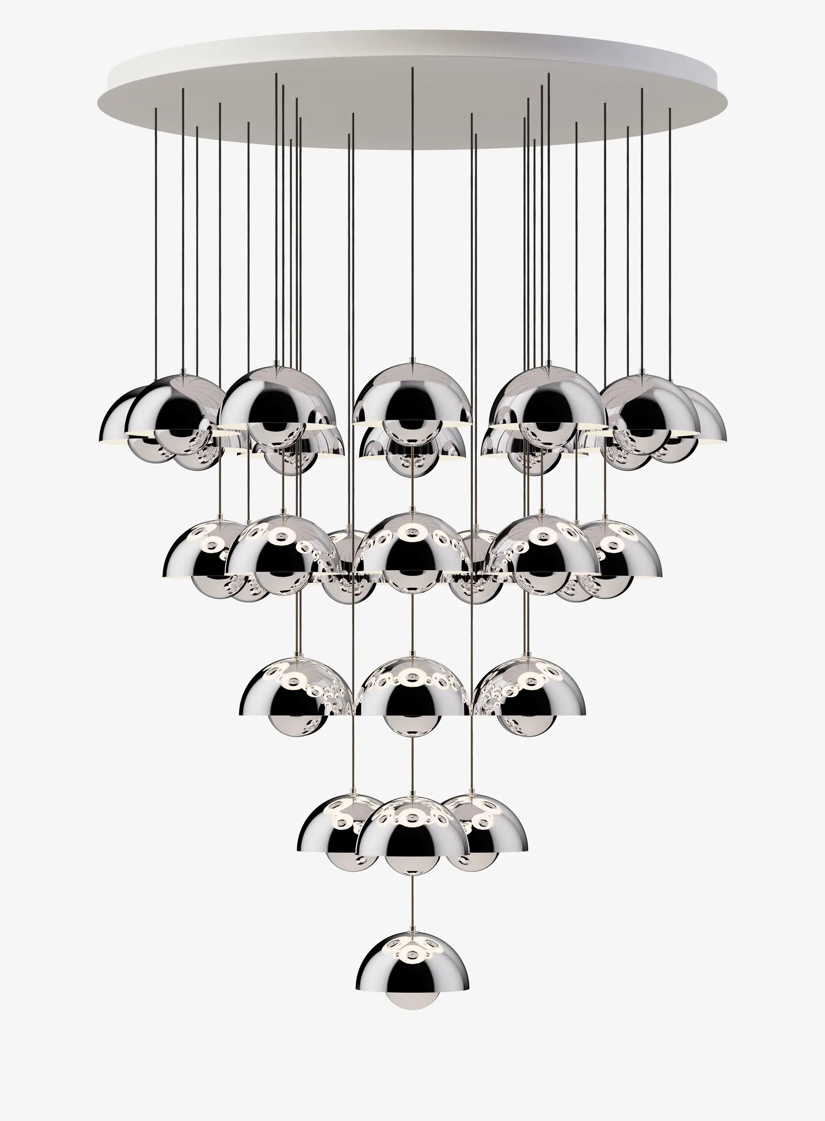 Lustre 'Flowerpot Chandelier' 31 </br>'&Tradition' / 21 coloris – Image 4