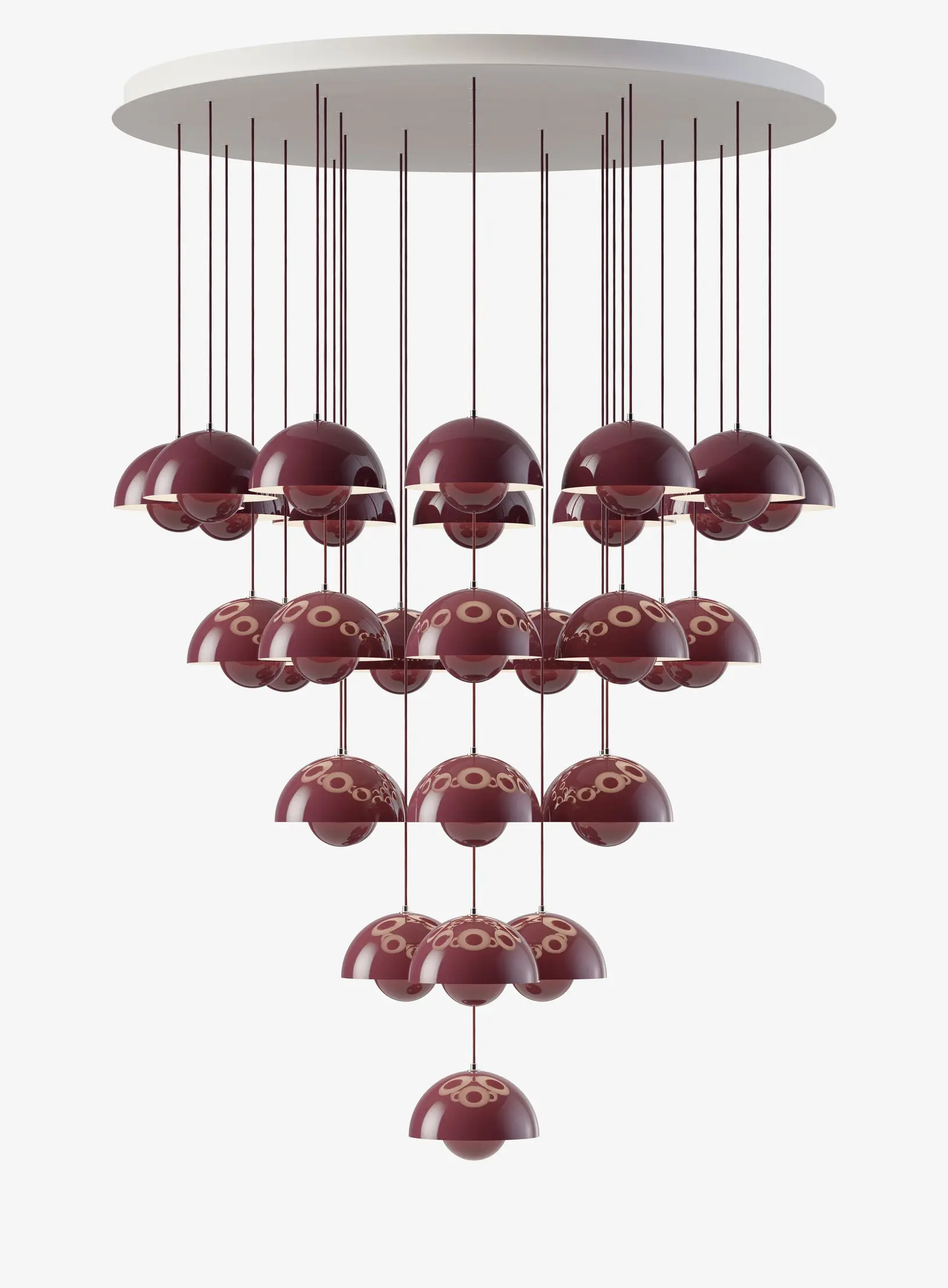Lustre 'Flowerpot Chandelier' 31 </br>'&Tradition' / 21 coloris – Image 3