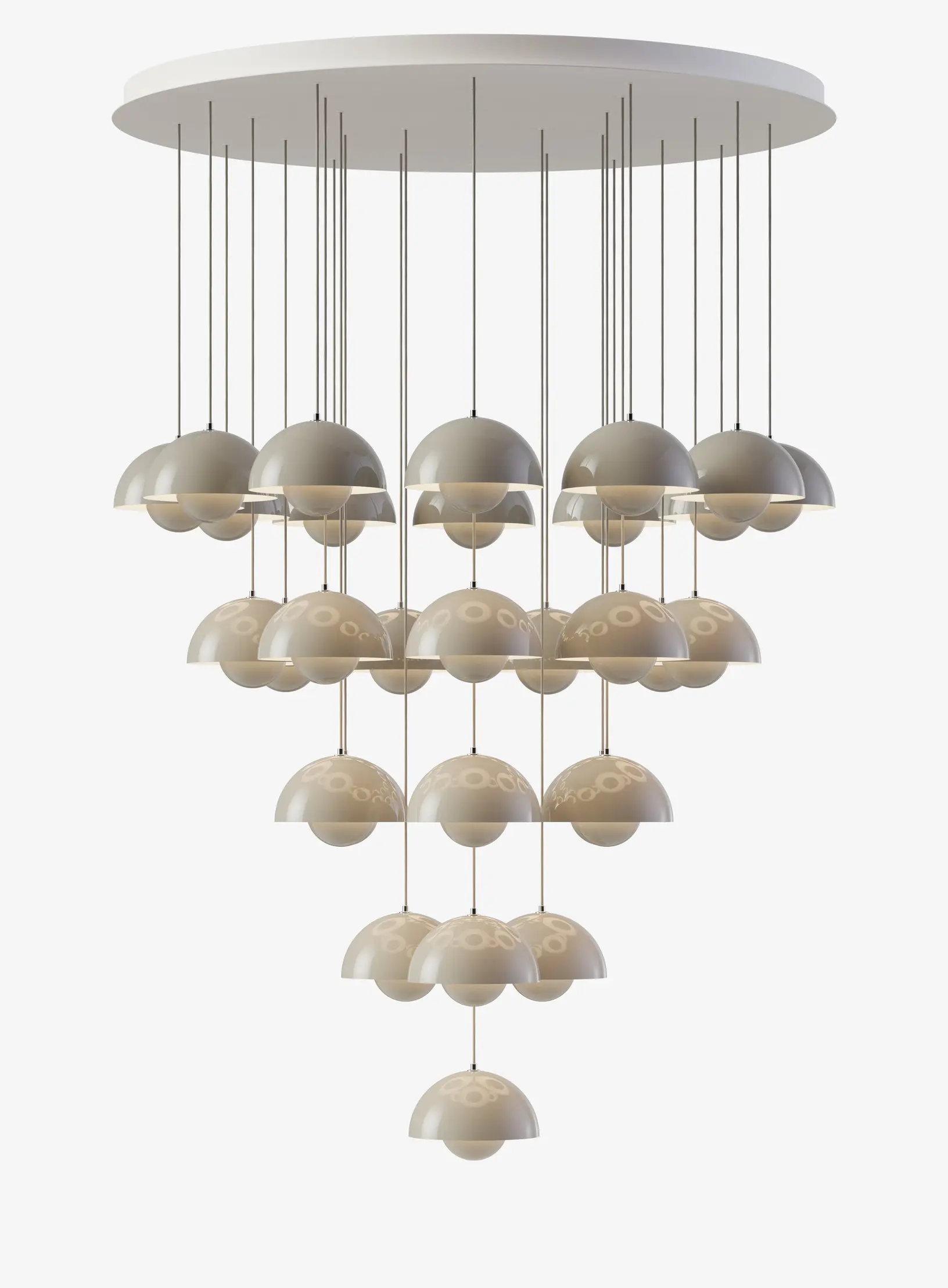 Lustre 'Flowerpot Chandelier' 31 </br>'&Tradition' / 21 coloris – Image 2