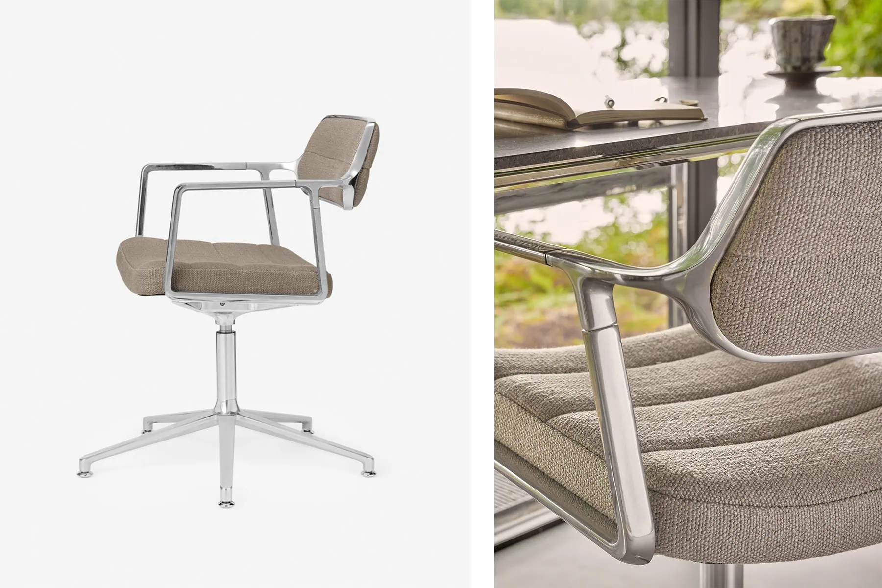 Chaise de Bureau 'Swivel 453+' <br/>Marque: Vipp. 6 finitions au choix – Image 4