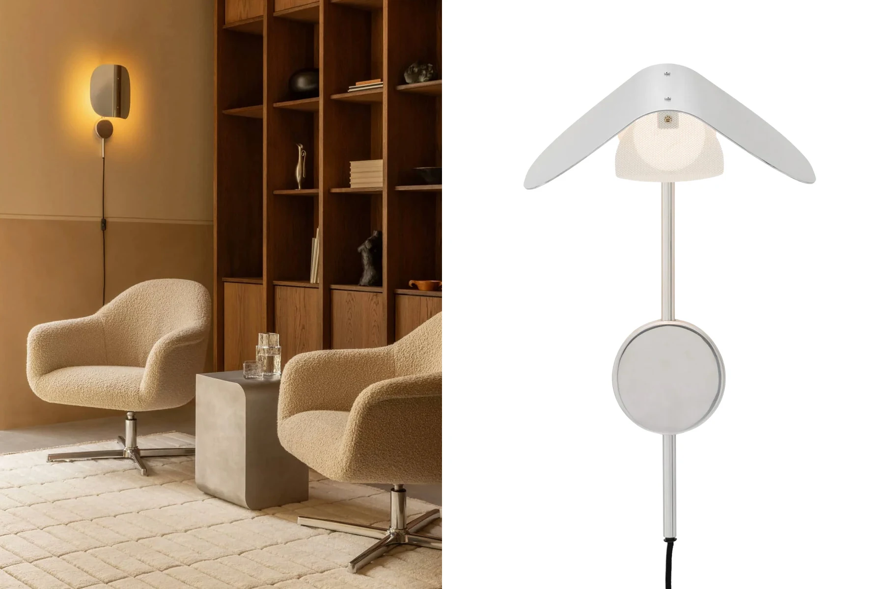 Applique 'Wing Wall Lamp' </br>'Audo Copenhagen'. 2 finitions – Image 4