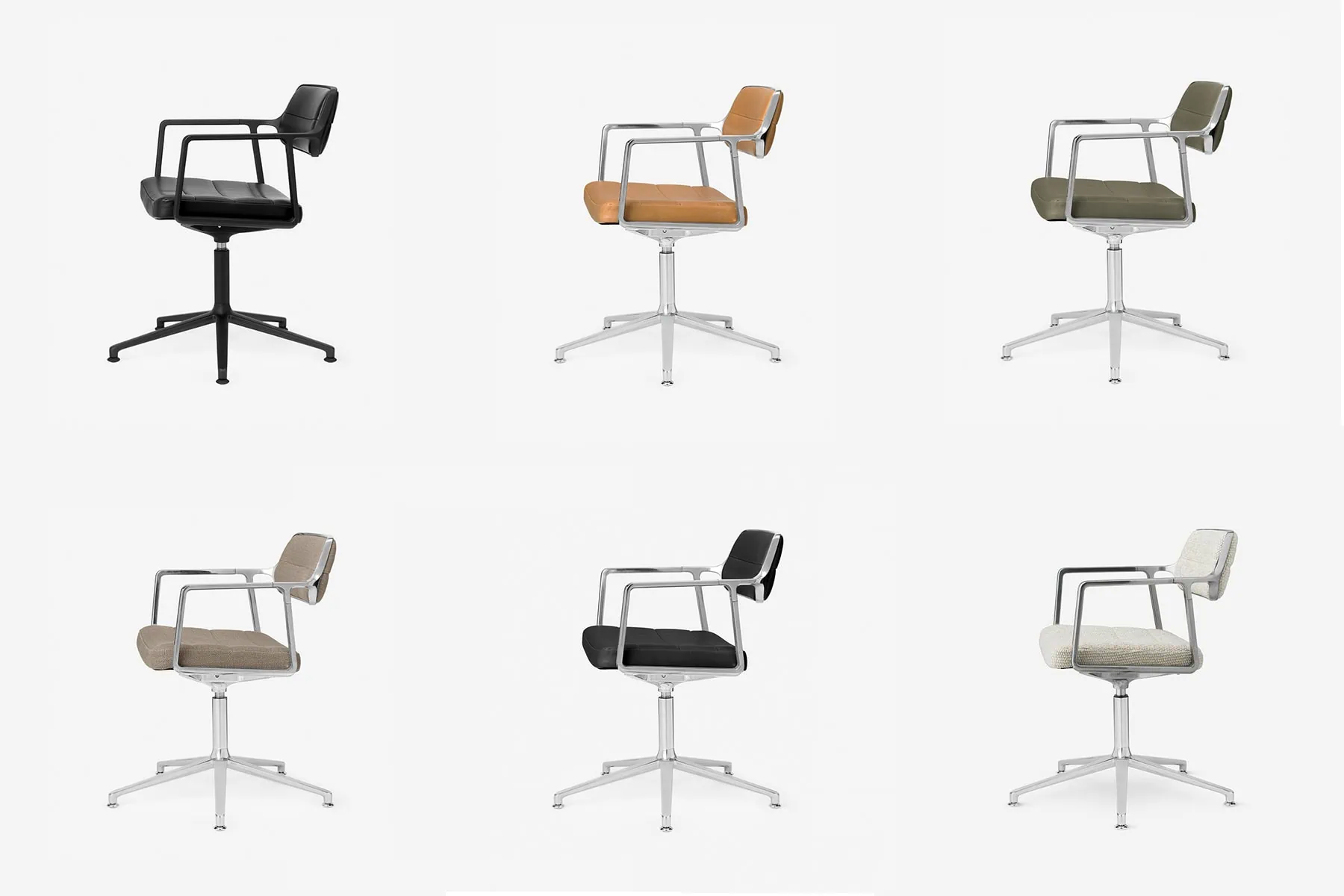 Chaise de Bureau 'Swivel 453+' <br/>Marque: Vipp. 6 finitions au choix – Image 2