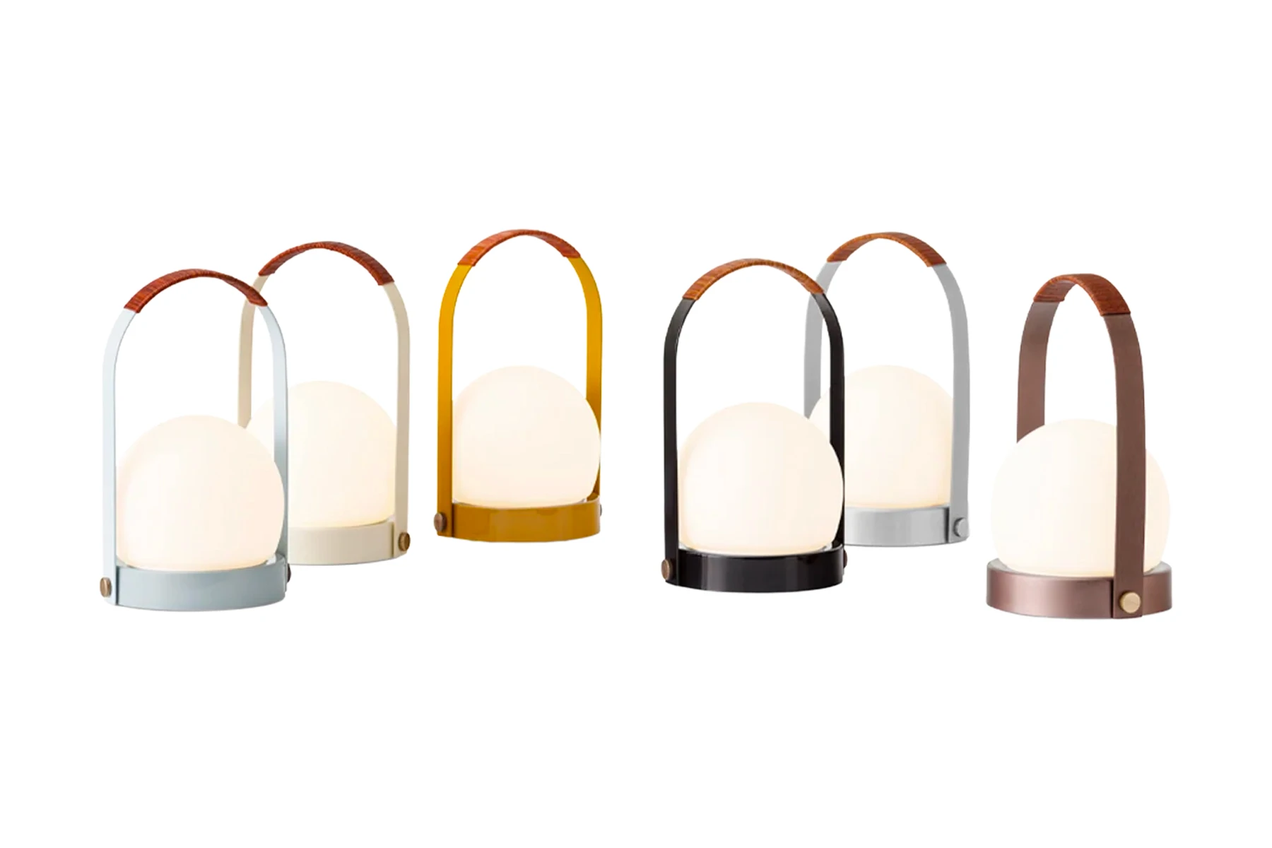 Lampe Portable 'Carrie' Leather Handle </br>'Audo Copenhagen' / 6 coloris