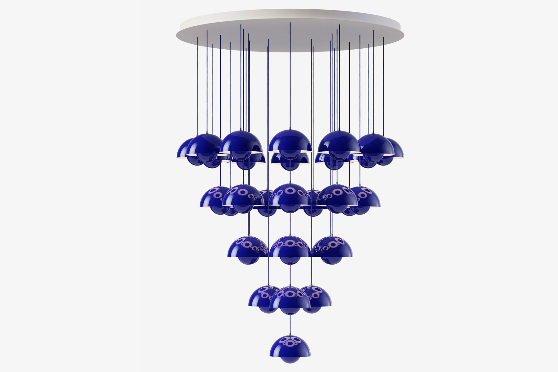 Lustre 'Flowerpot Chandelier' 31 </br>'&Tradition' / 21 coloris