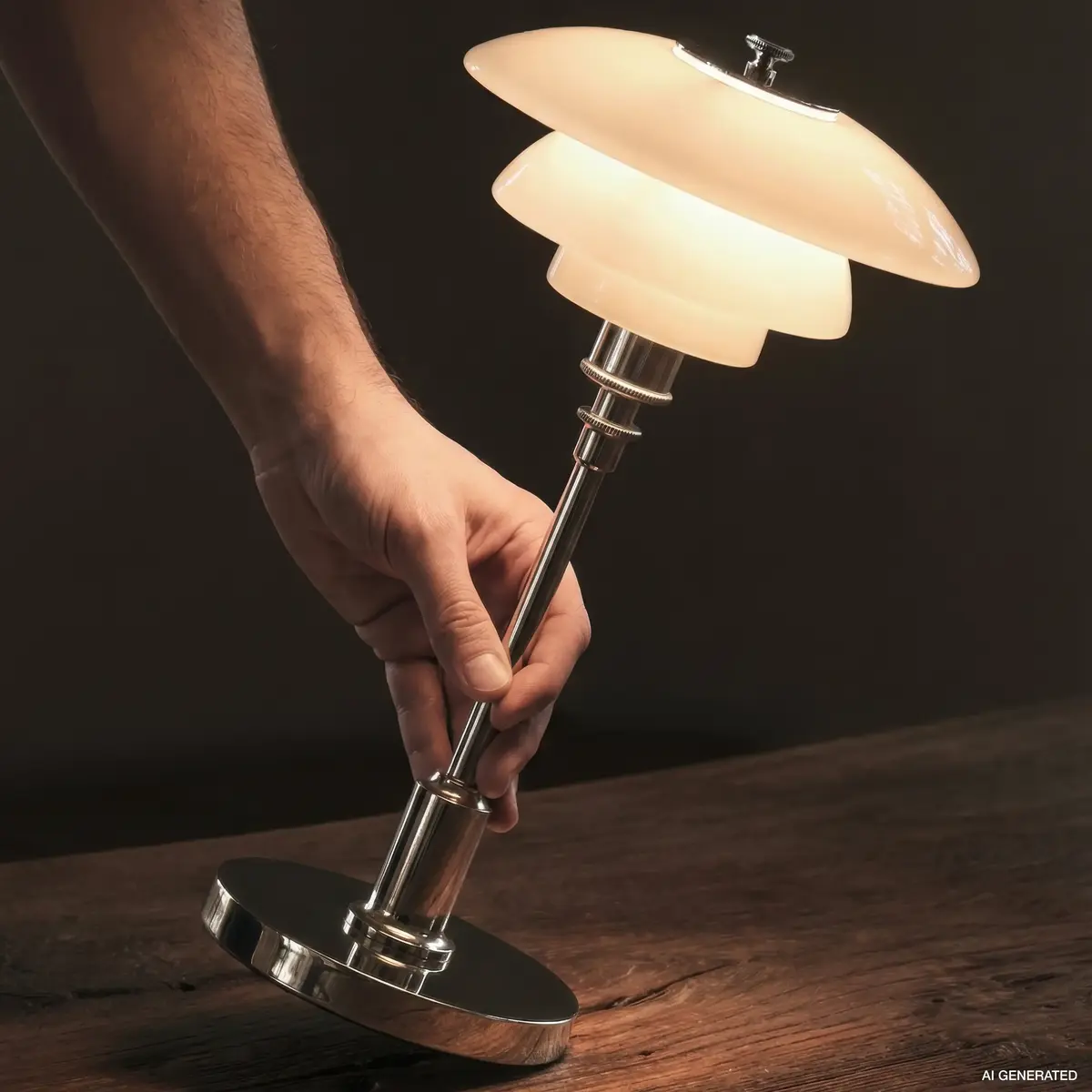 Lampe Portable 'PH 1/1' </br> 'Louis Poulsen' / 2 finitions – Image 6