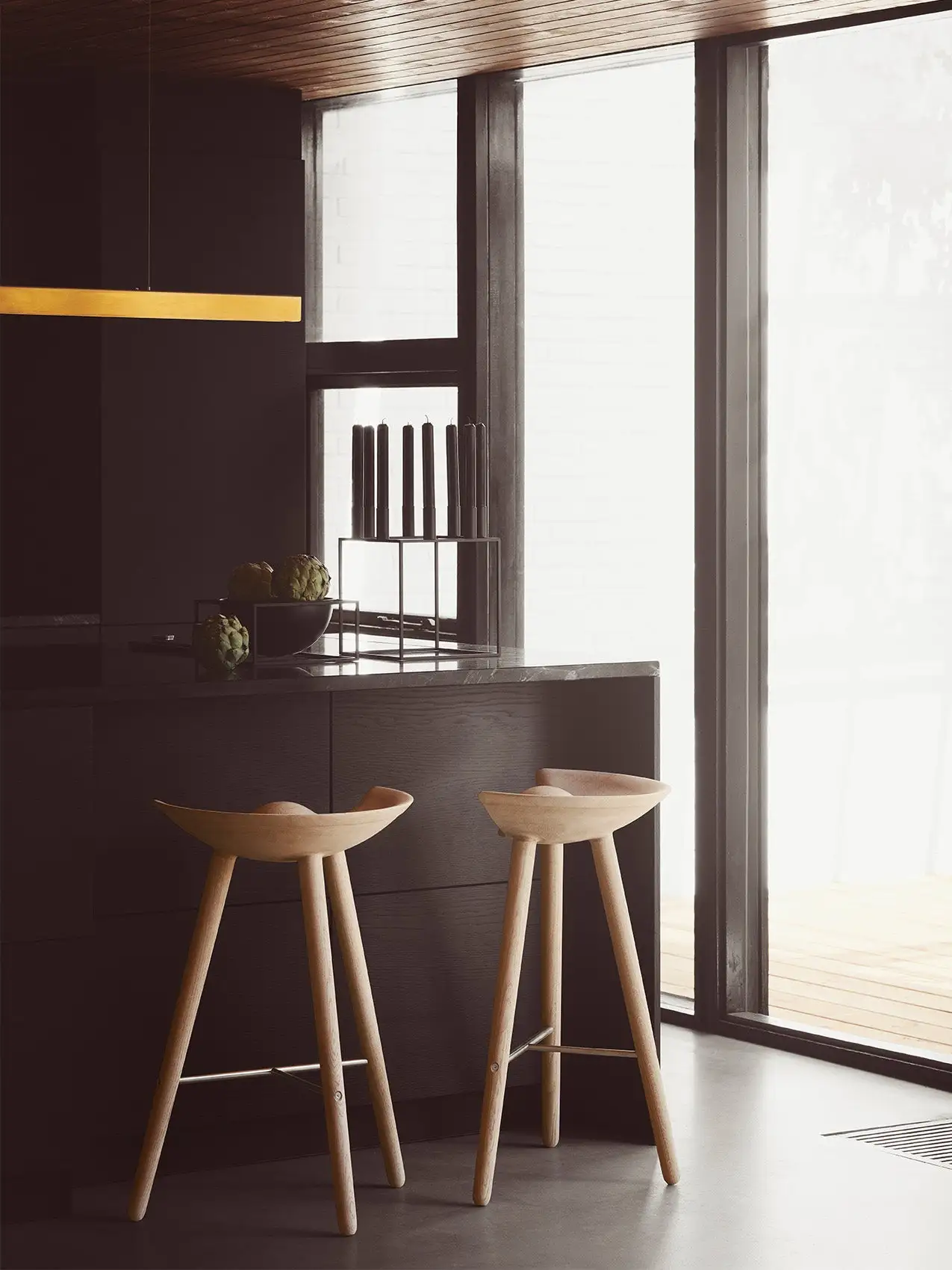 Tabouret de Bar 'ML 42 Counter Stool' </br> 'Audo Copenhagen' / 2 finitions – Image 3