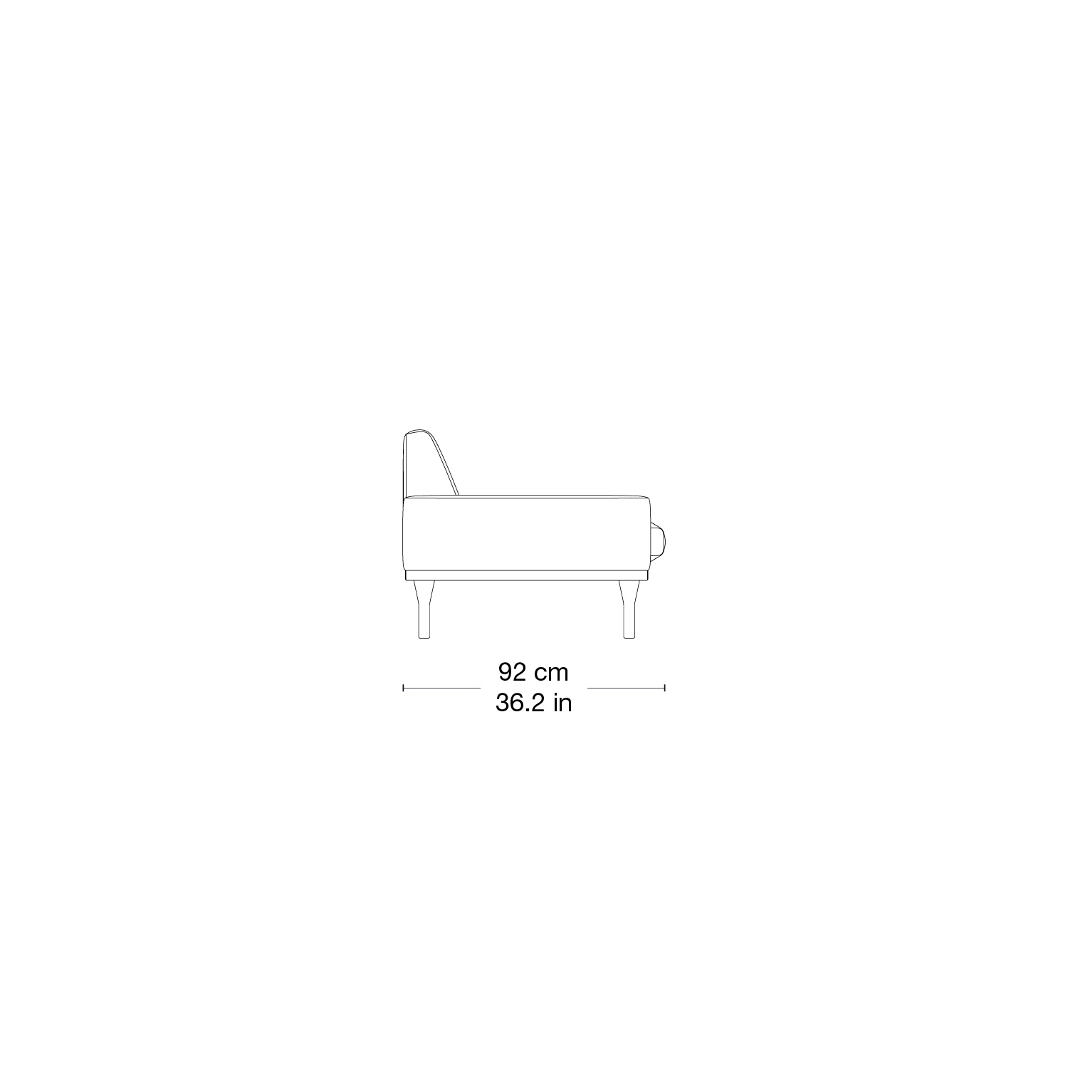 Canapé 4 Places - SW50 Sofa </br> Gubi – Image 8